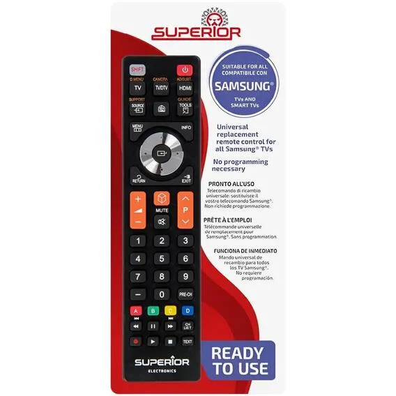 SUPERIOR UNIVERSAL SAMSUNG READY TO USE REMOTE SUPTRB008