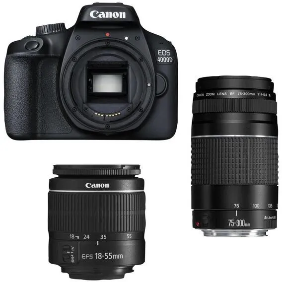 CANON Twin Lens Bundle EOS 4000D