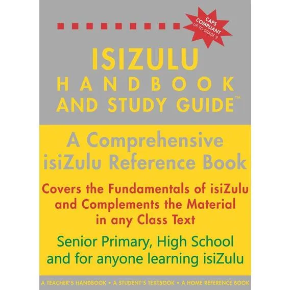 NO BRAND Isizulu Handbook & Study Guide Grade 4-1 BERLUT BOOKS