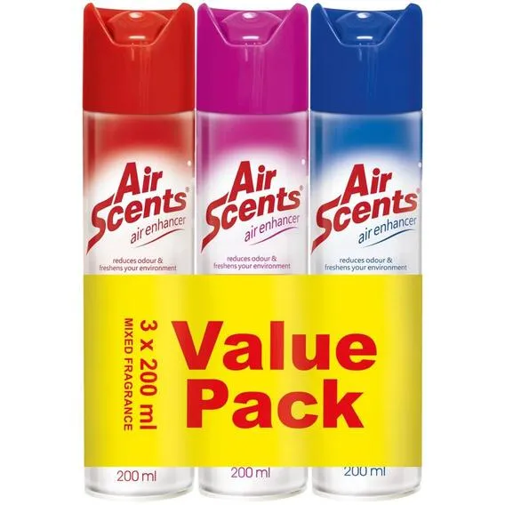 AIR SCENTS AEROSOL MIXED VP 3x 200, ML