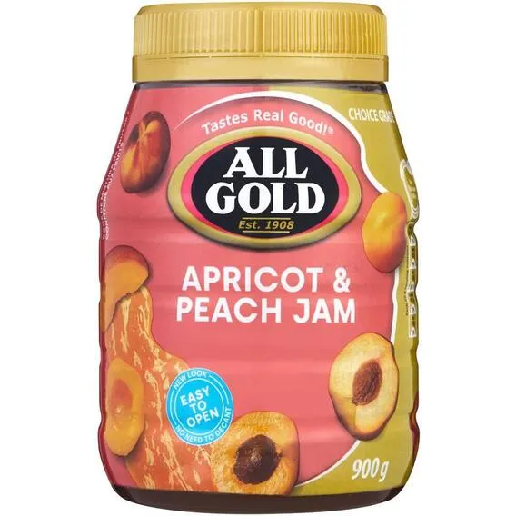 ALL GOLD APRICOT & PEACH JAM