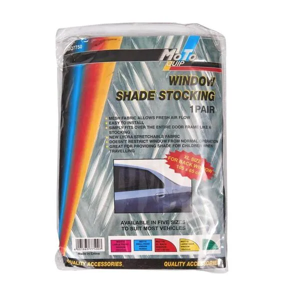 MOTOQUIP 2 Piece Window Stocking 2PC