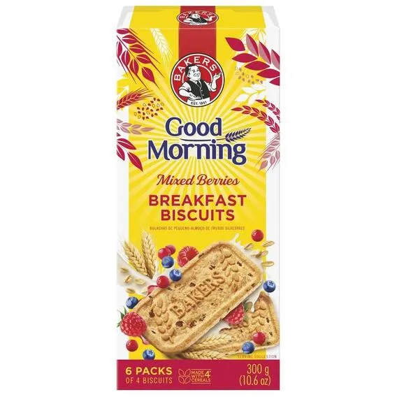 BAKERS Good Morning Biscuits Mixed berries 300, G