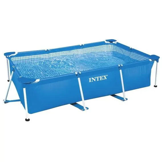 INTEX Rectangular Metal Frame Pool 3x2x0.75M