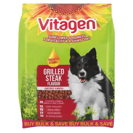 VITAGEN Large Breed Grilled Steak 20, KG