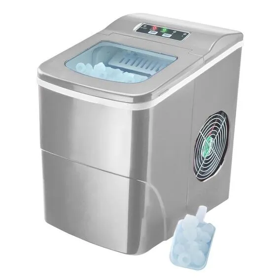 LOGIK ICE MAKER SILVER 12KG RSH-080464