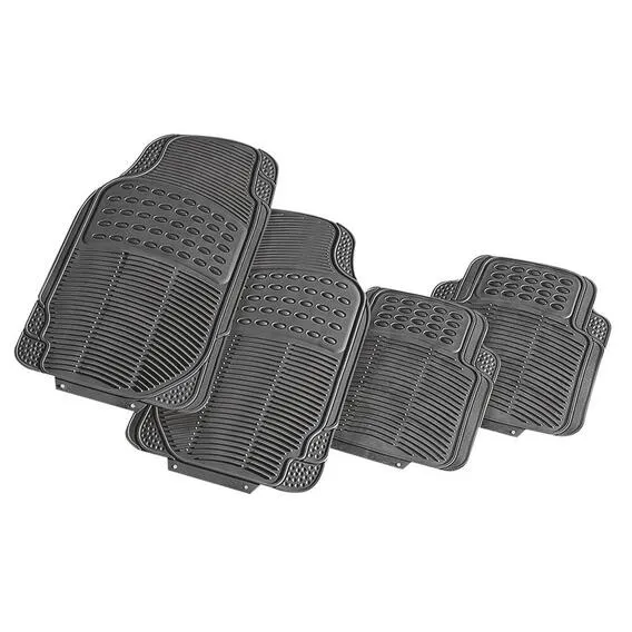 MOTOQUIP 4Piece Universal Rubber Mat Set MQ8441