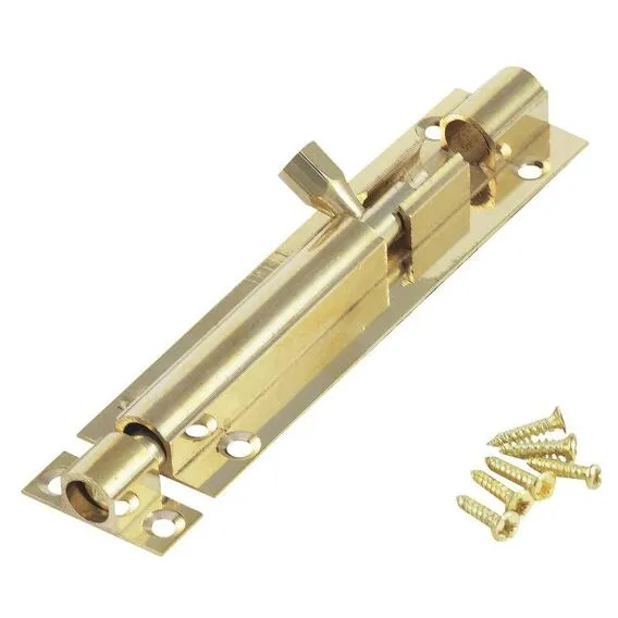 SAMSON B/BOLT BRASS STR 63MM BP