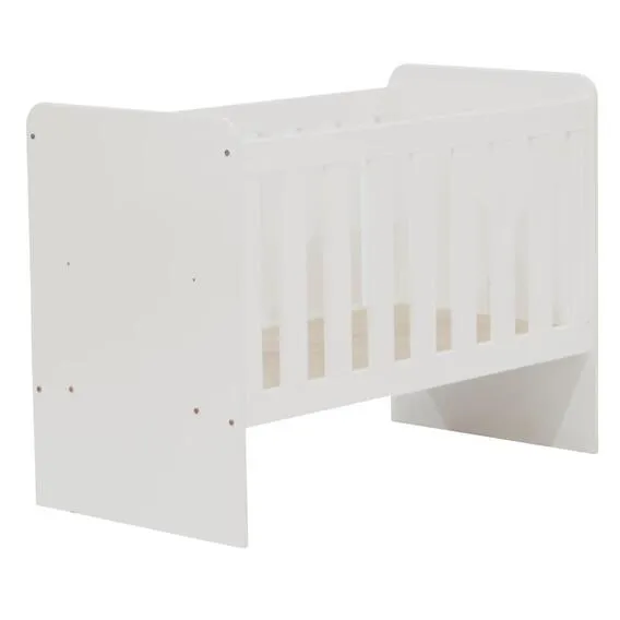 NO BRAND WHITE WOODEN COT