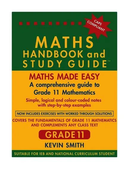 NO BRAND Maths Handbook And Study Guide Grade 11 BERLUT BOOKS