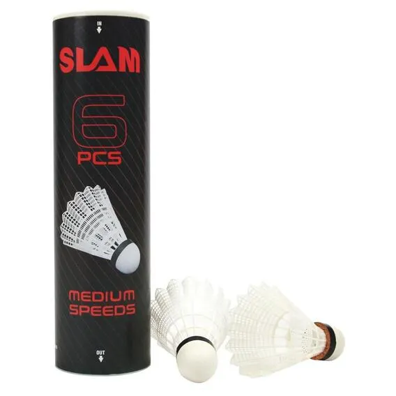 SLAM Slam Badminton Shuttlecocks 6s