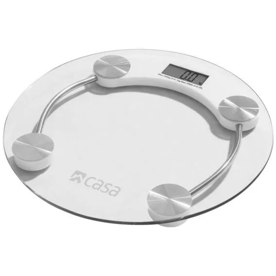 CASA Electronic Glass Bathroom Scale-Round
