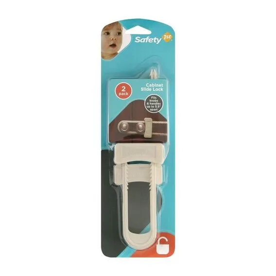 SAFETY FIRST Cabinet Slide Lock 2, PK