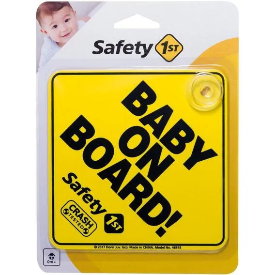 SAFETY FIRST Baby on Board Yellow