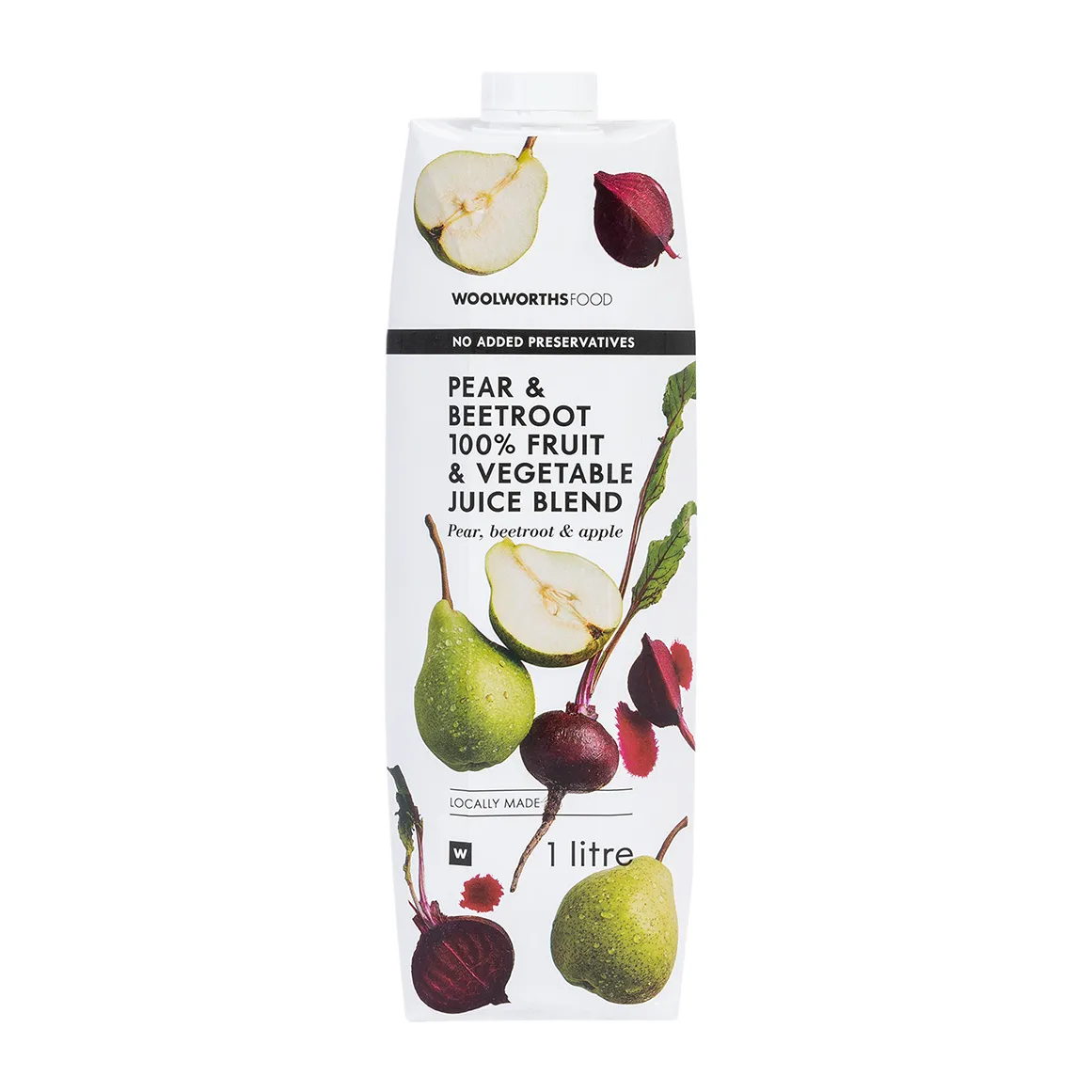 100 % Pear and Beetroot Fruit and Veg Juice Blend 1 L