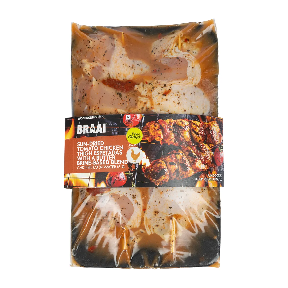 2 Free Range Sundried Tomato Chicken Espetadas Avg 800 g