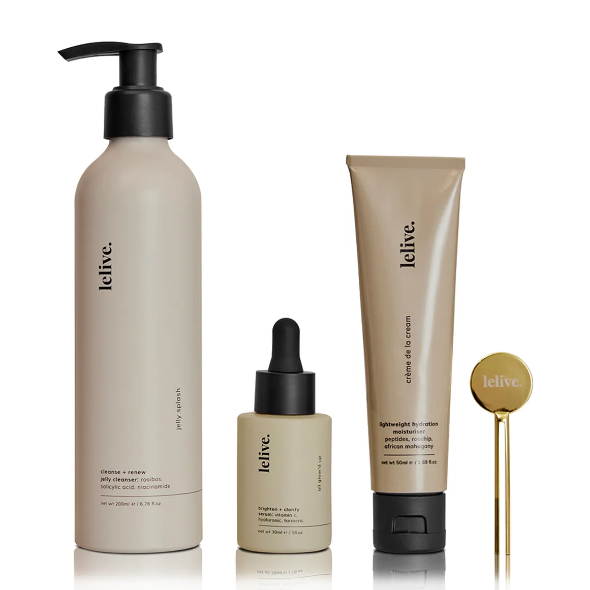 3-step Routine | Clarify, Brighten + Glow Set - Composite