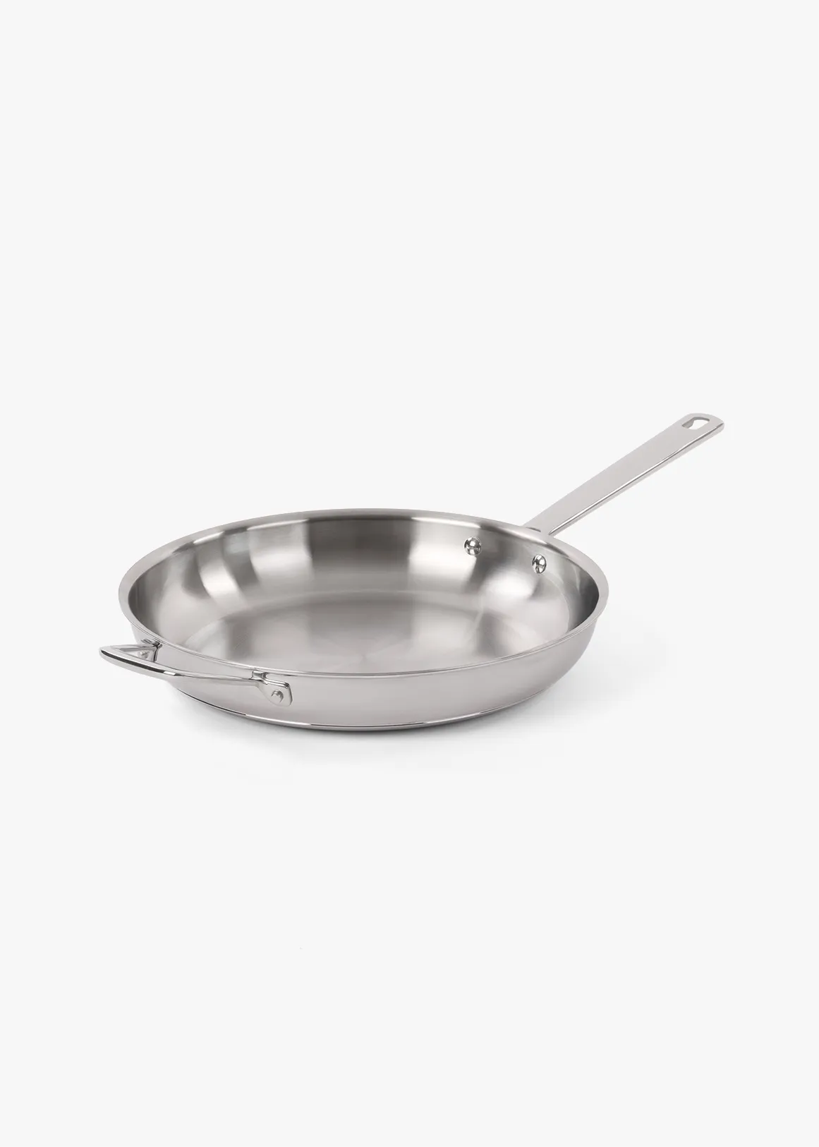 5ply Stainless Steel Frypan 30cm - SILVER