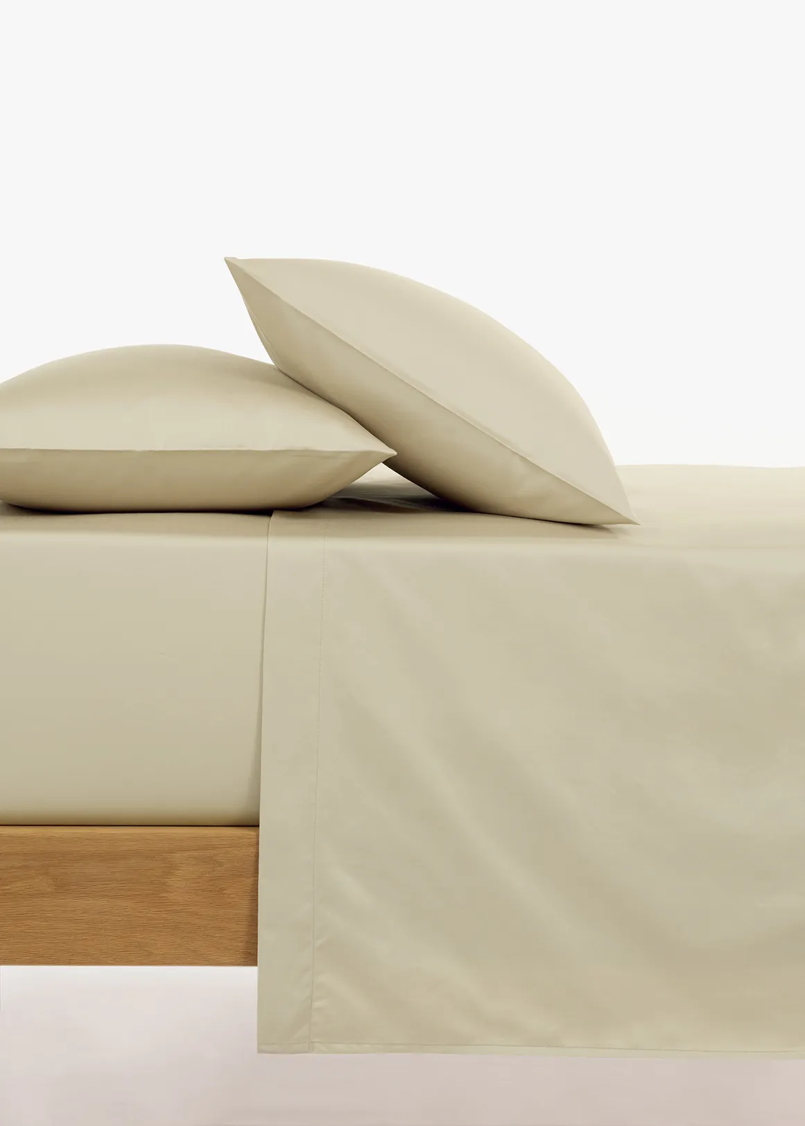 600TC Cotton Flat Sheet - NATURAL