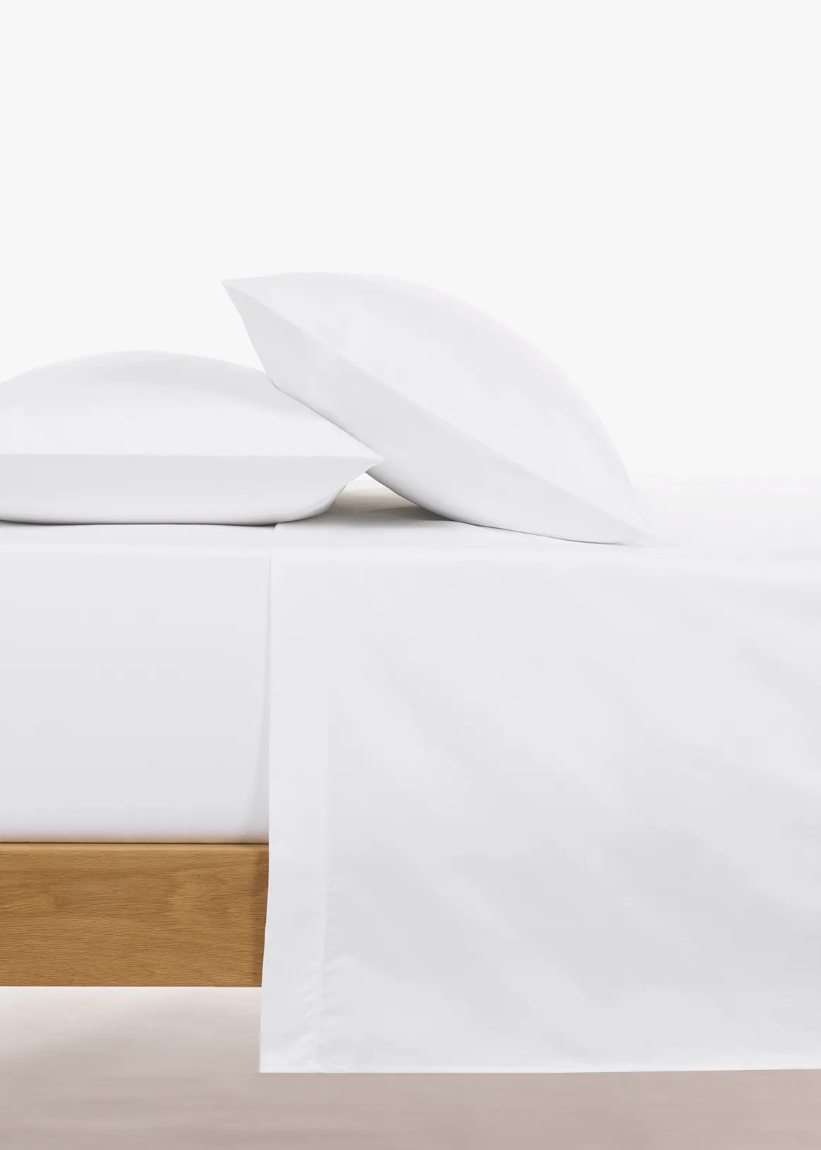 600TC Cotton Flat Sheet - WHITE
