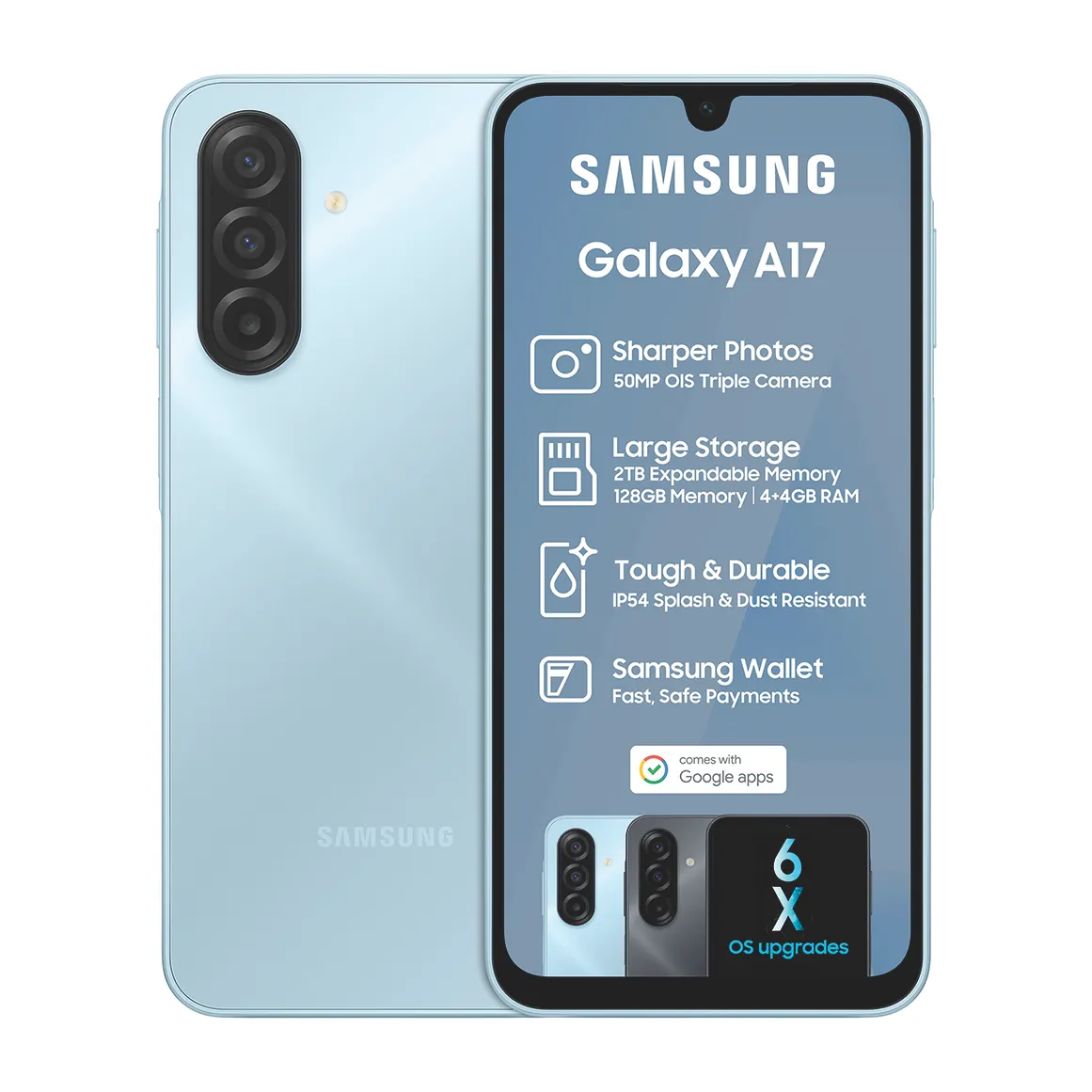 A17 128GB 4GB Dual Sim - BLUE