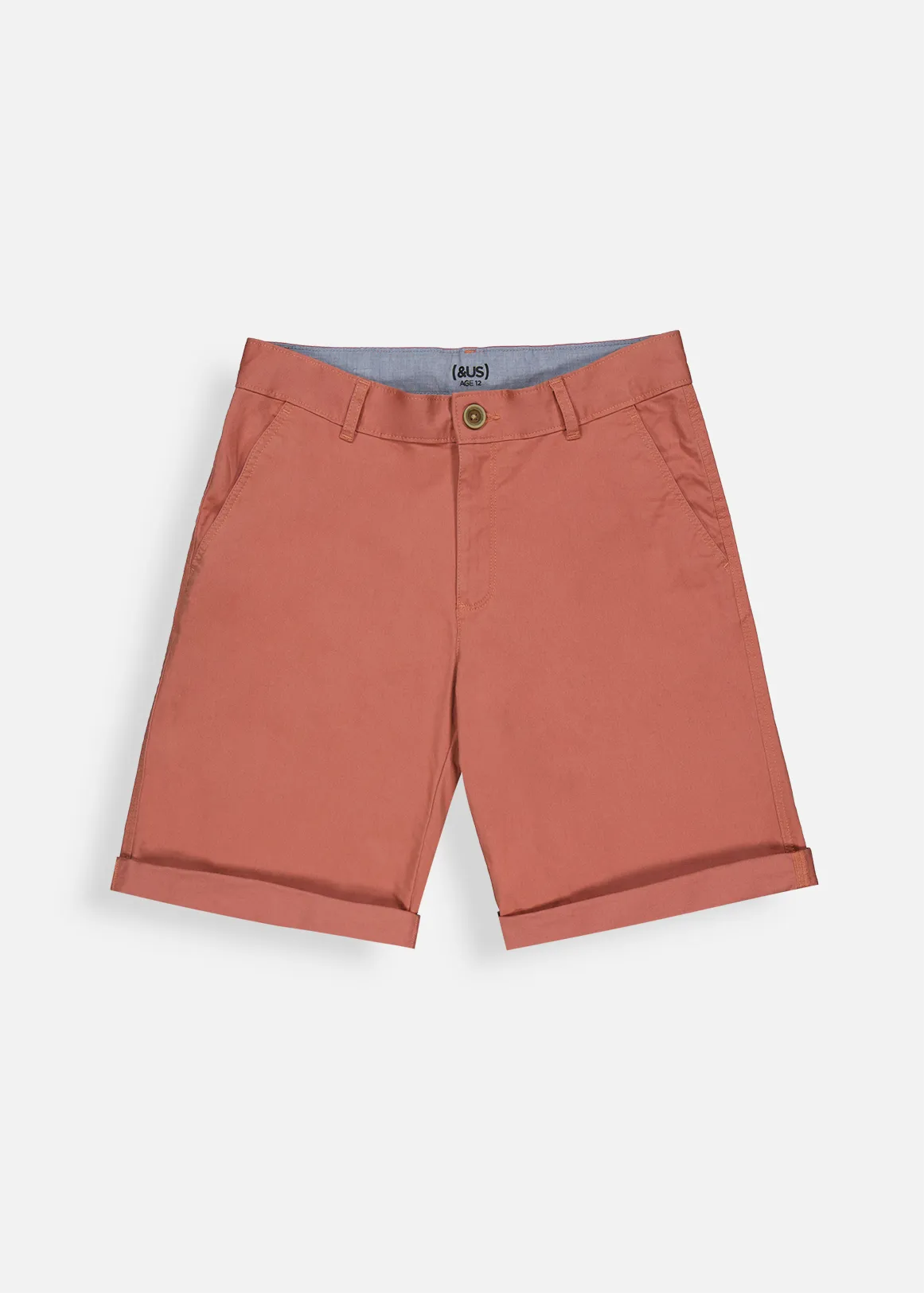 Adjustable Chino Shorts - WATERMELLON