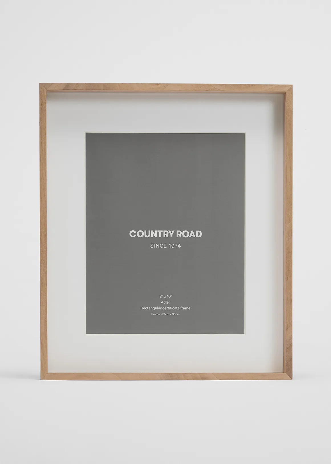 Adler Certificate Frame 36x31cm - WALNUT