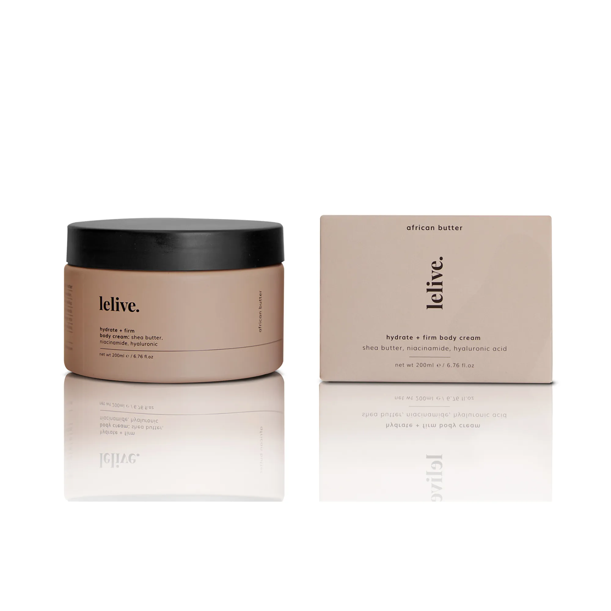 African Butter | Hydrate + Firm Body Cream - 200ml