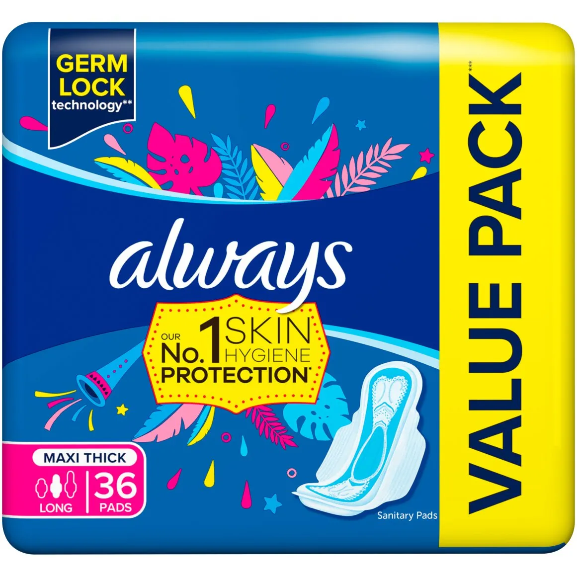 Always Maxi Thick Sanitary Pads 36 pk