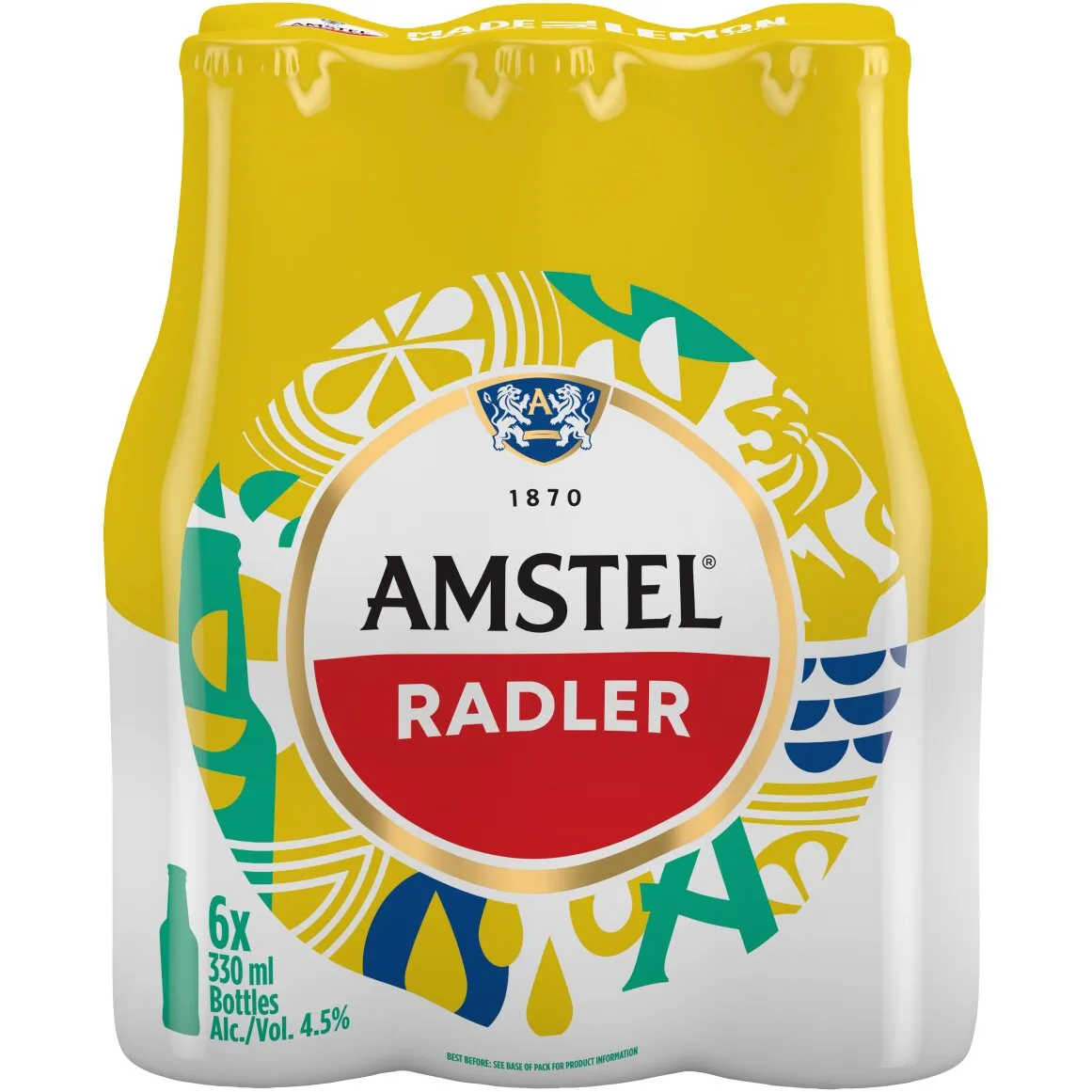 Amstel Lager Radler 6 x 330 ml Bottles
