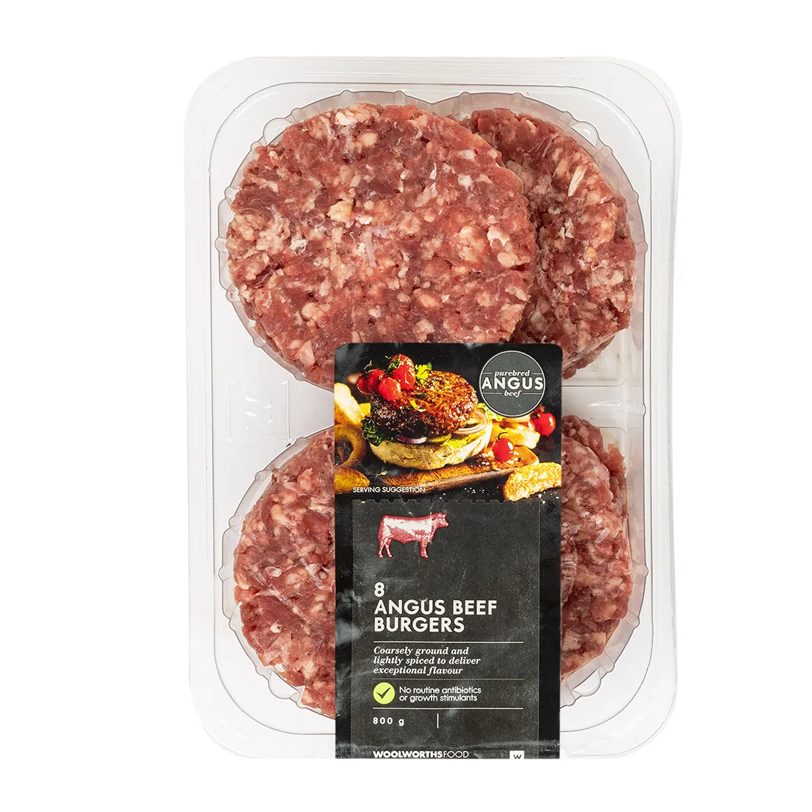 Angus Beef Burgers 8 pk