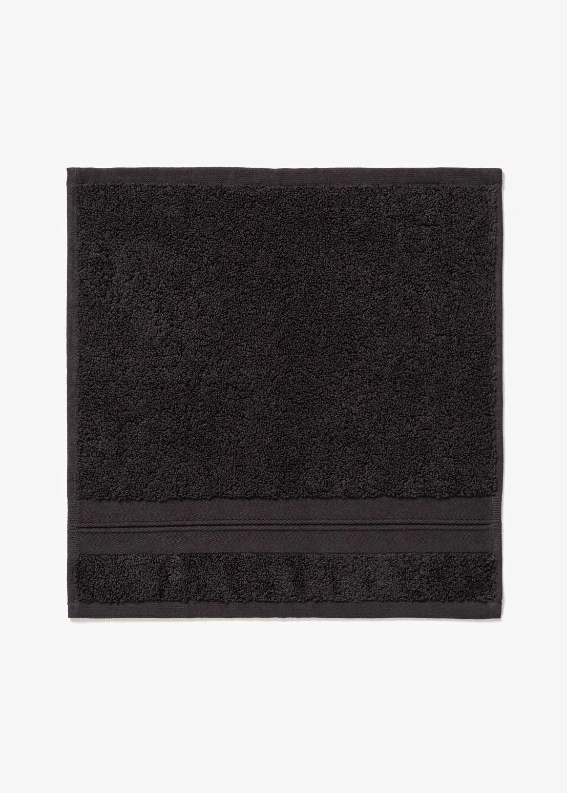 Antibacterial Zero Twist Cotton Facecloth - CHARCOAL