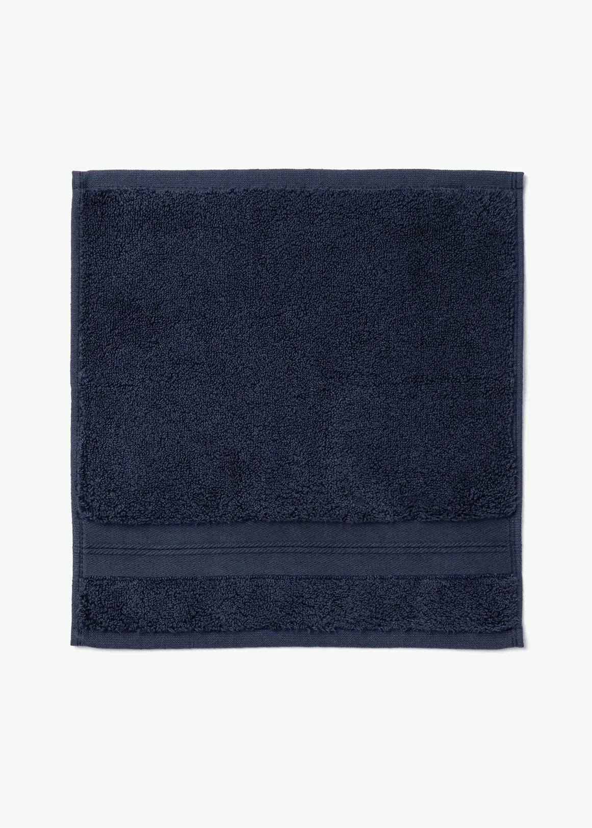 Antibacterial Zero Twist Cotton Facecloth - INDIGO