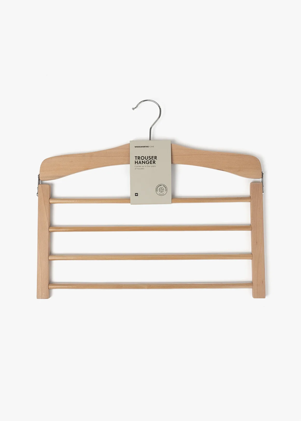 Arizona Wooden Trousern Hanger - NATURAL