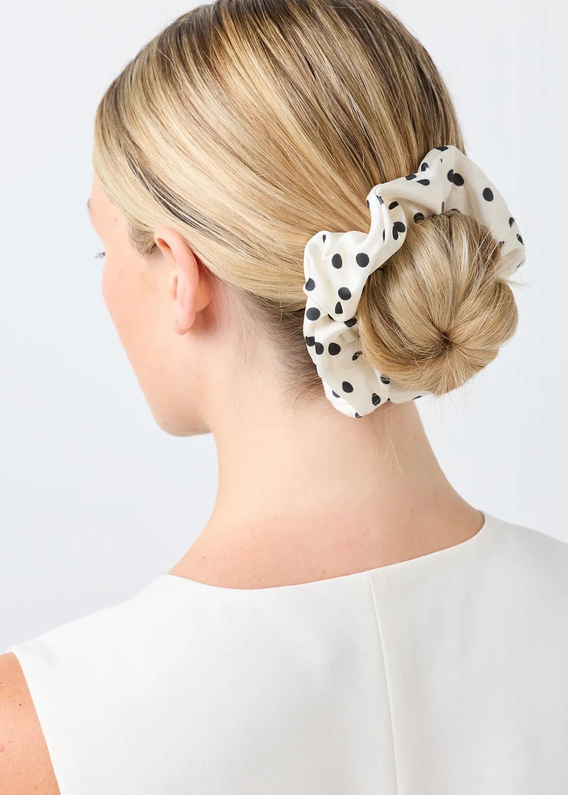 Assorted Satin Scrunchies 2 Pack - X BLACK