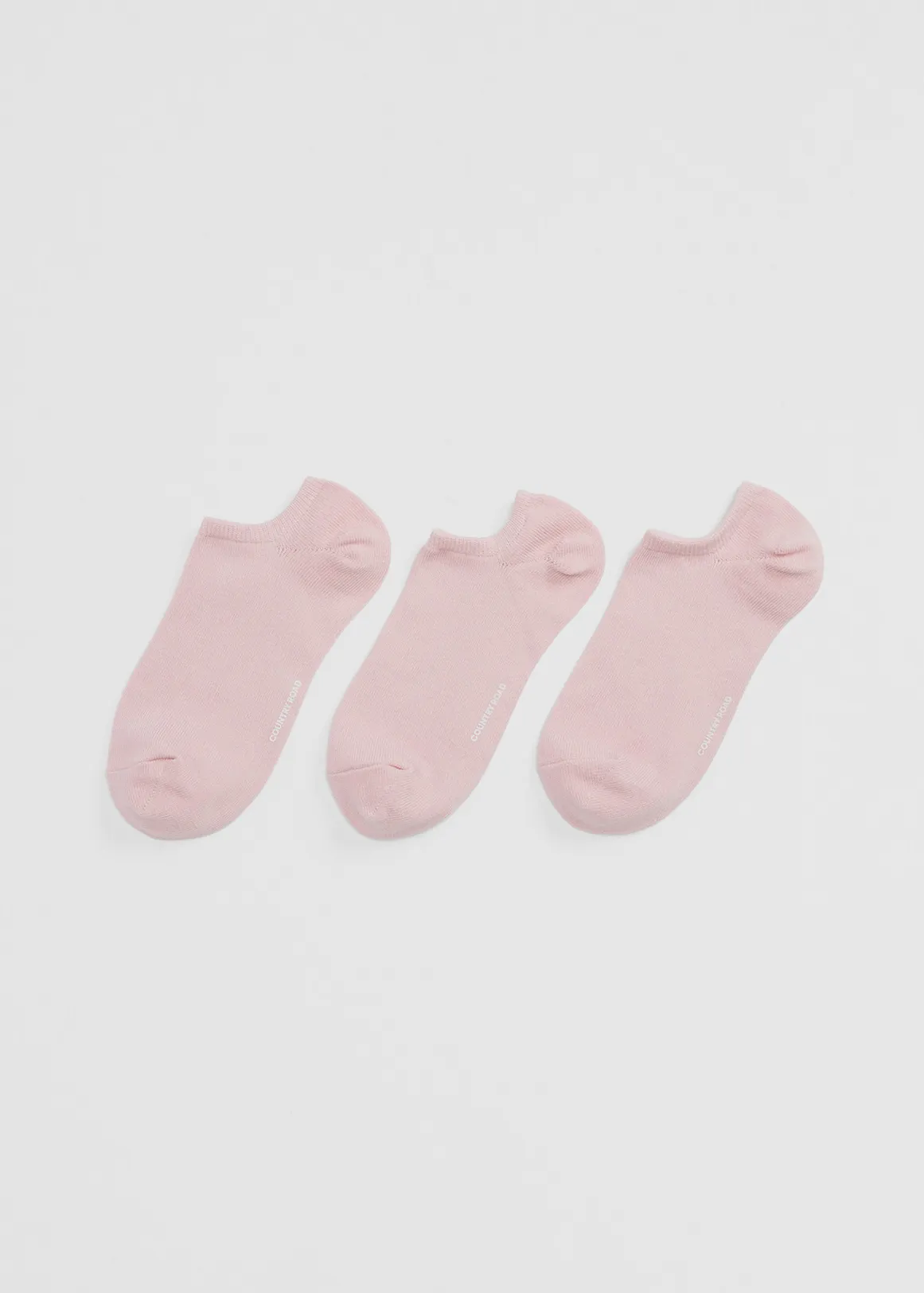 Australian Cotton Blend Sneaker Sock Pack of 3 - FLOSS PINK