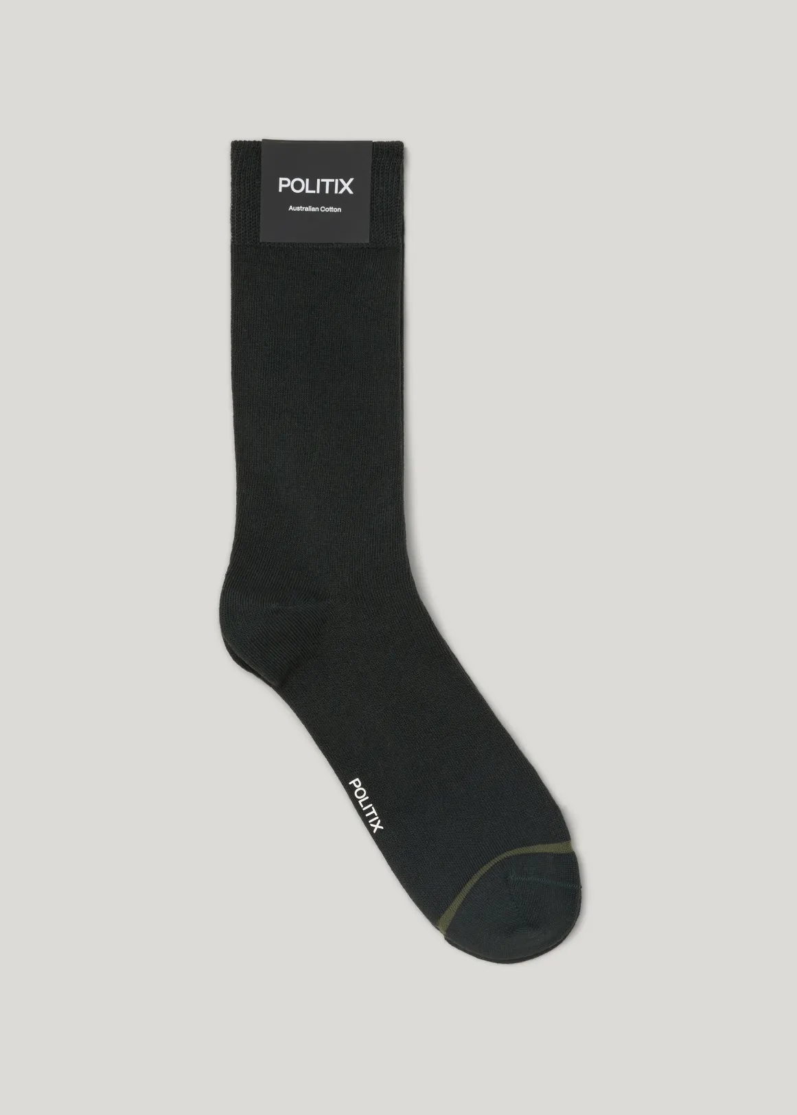 Australian Cotton Blended Sock - DARK KHAKI