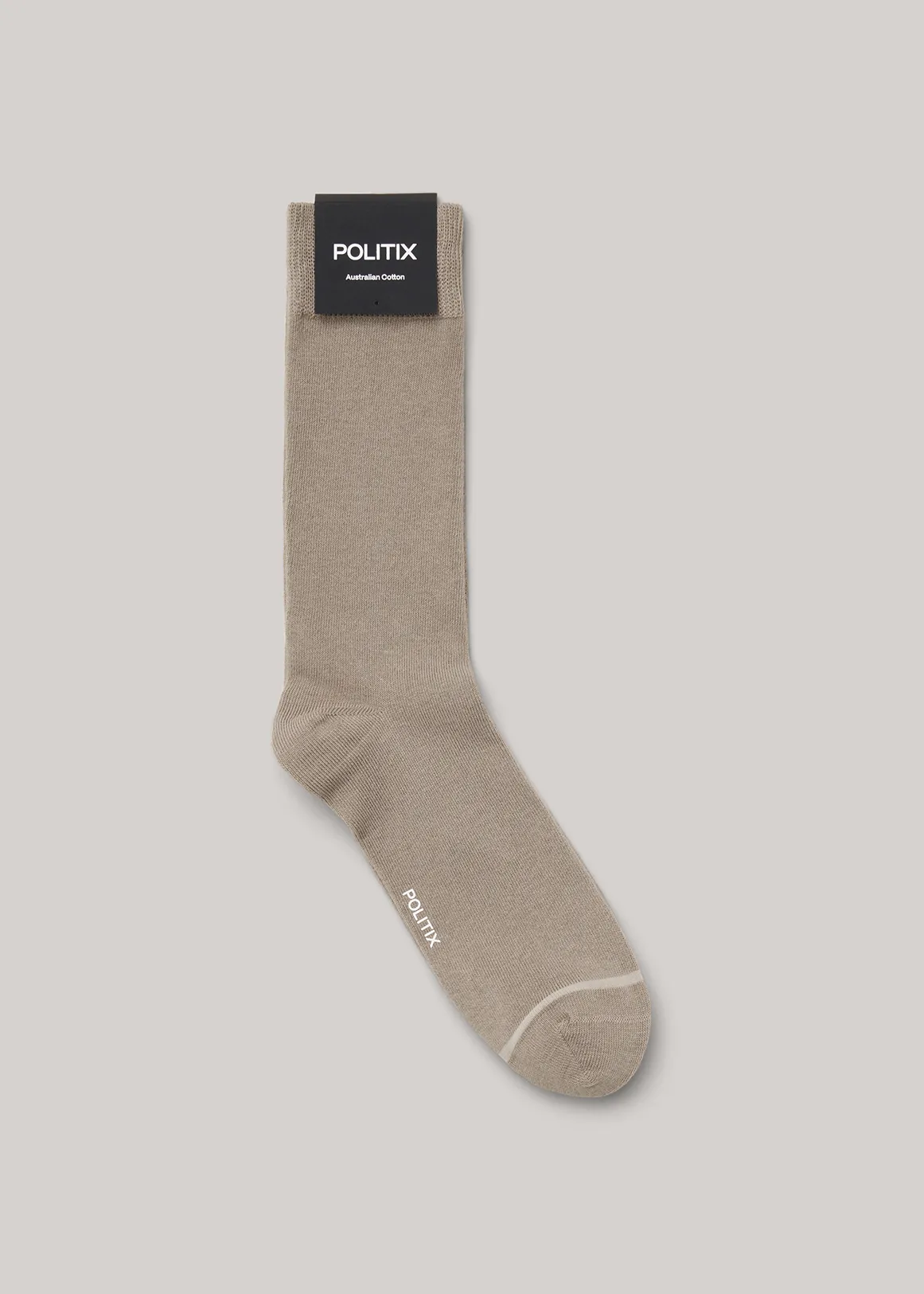 Australian Cotton Blended Sock - MUSHROOM