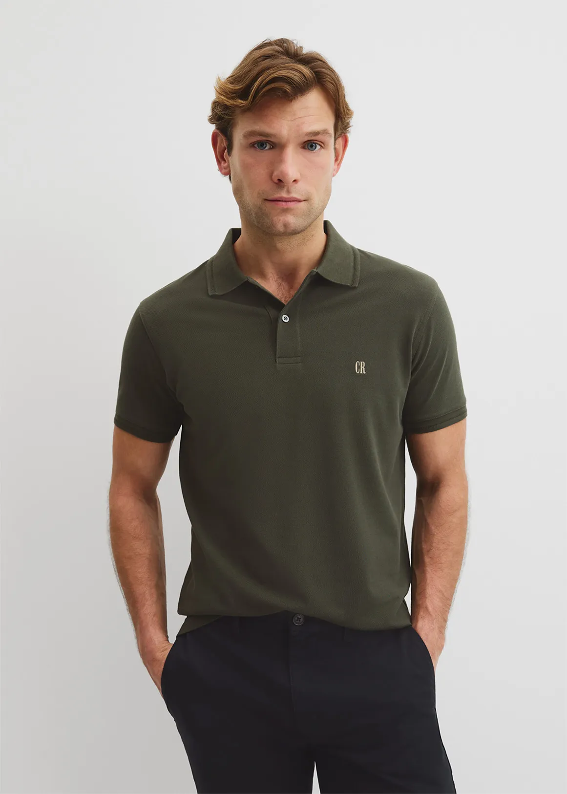 Australian Cotton Pique Polo - RIVER GUM