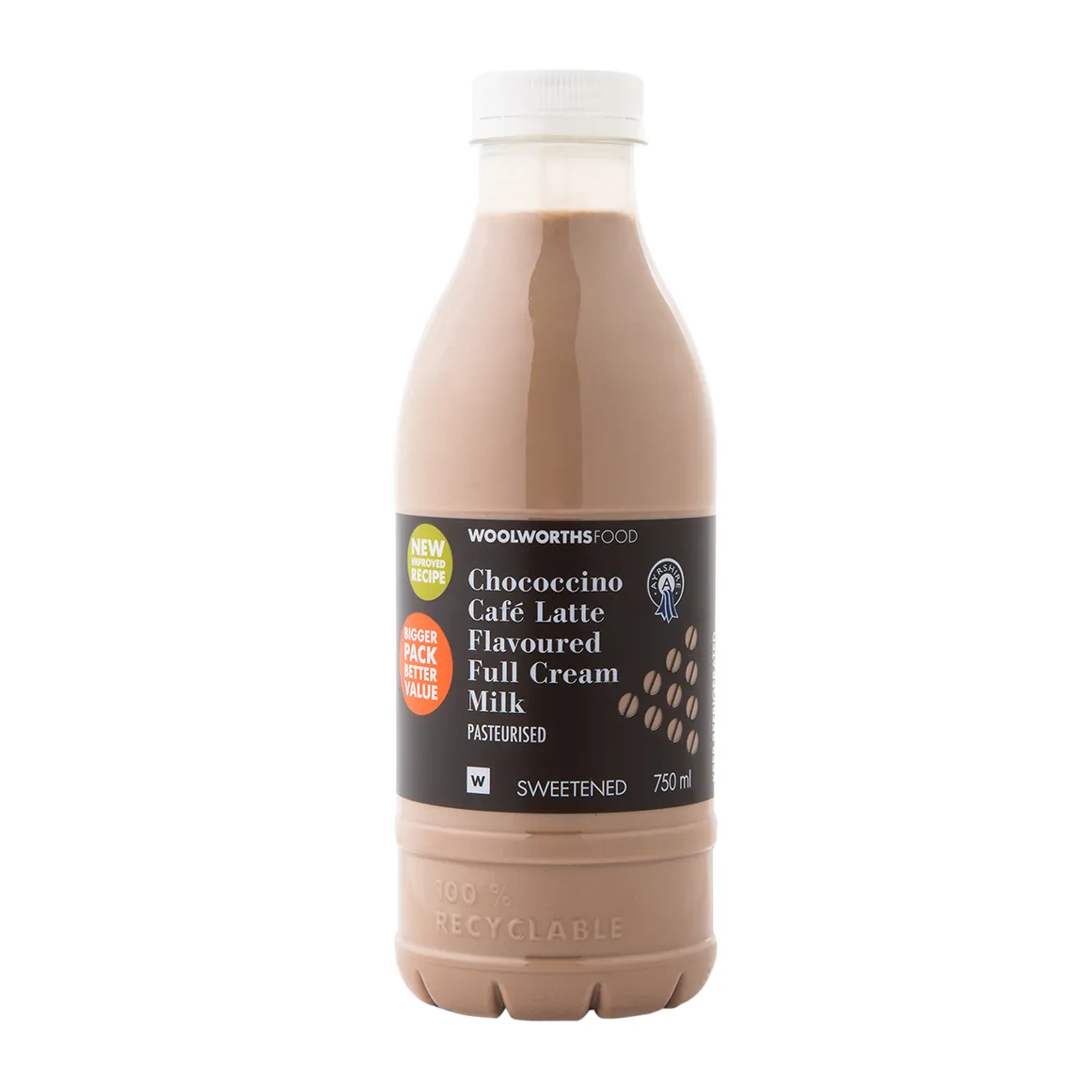 Ayrshire Chococcino Café Latte Full Cream Milk 750 ml