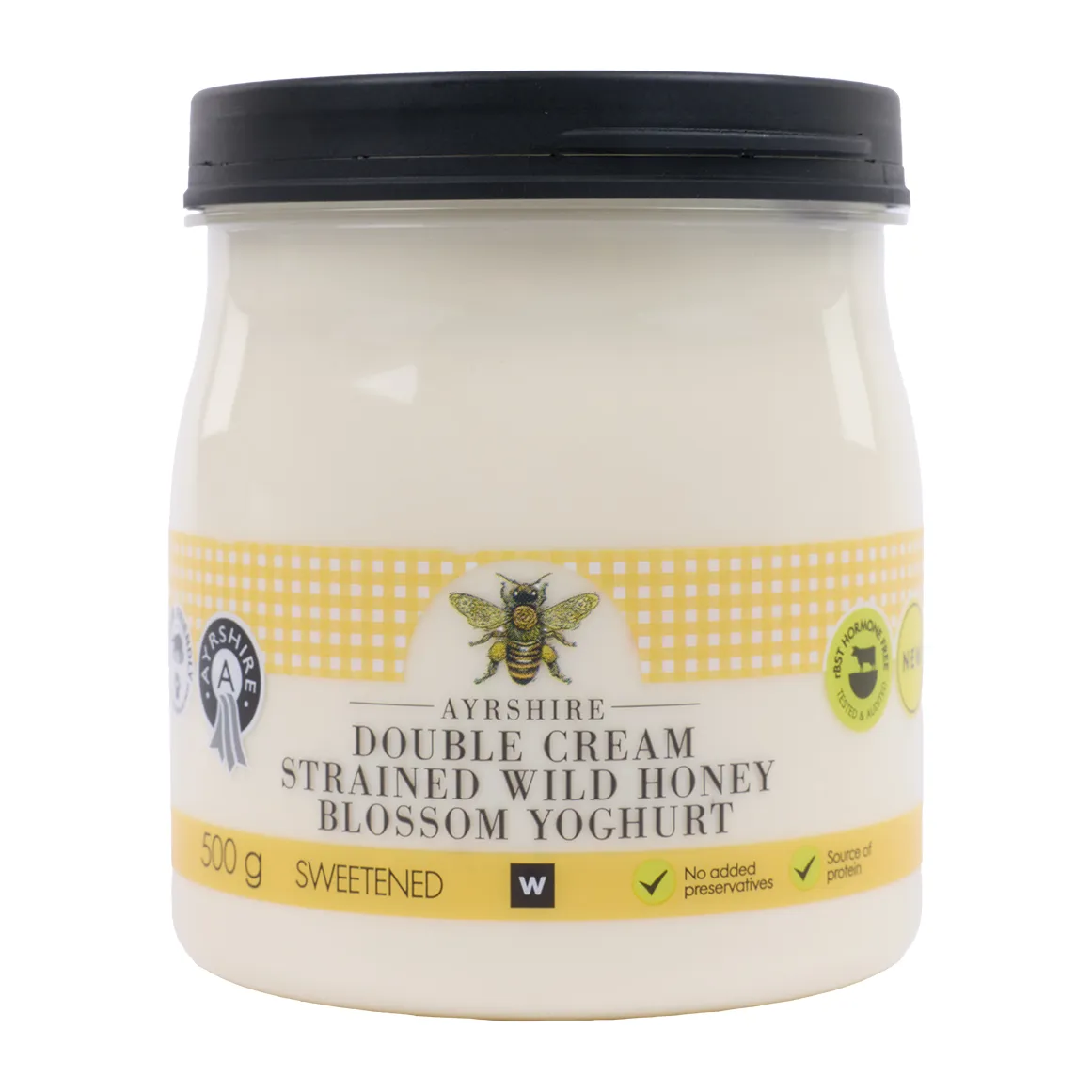 Ayrshire Double Cream Strained Wild Honey Blossom Yoghurt 500 g