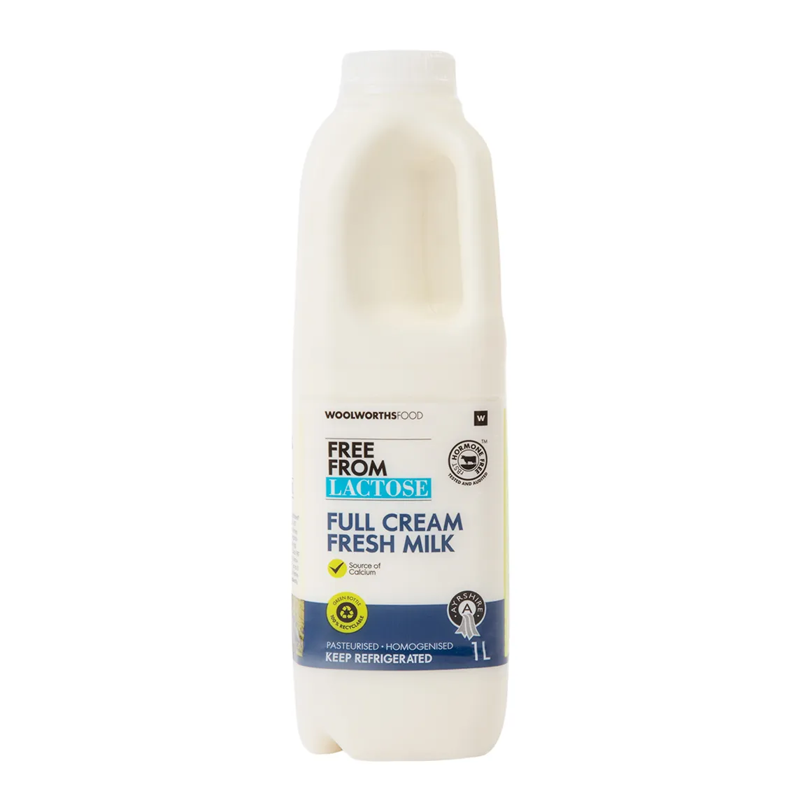 Ayrshire Full Cream Lactose Free Milk 1 L