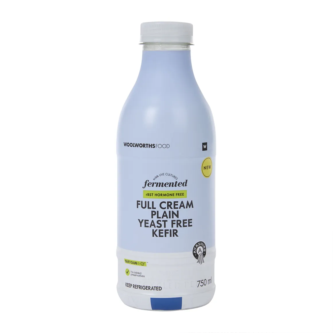 Ayrshire Full Cream Plain Yeast Free Kefir 750 ml