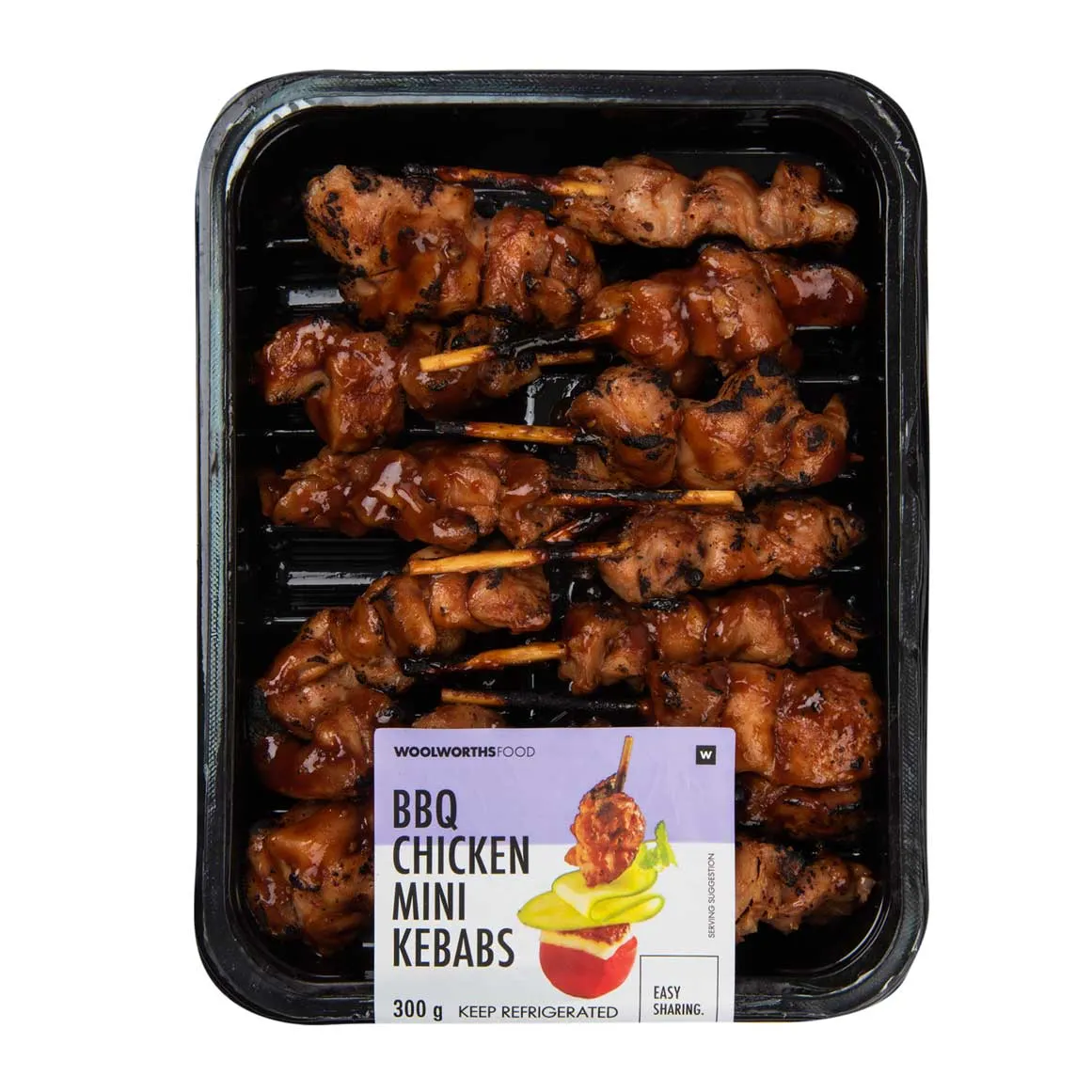 BBQ Chicken Kebabs 350 g