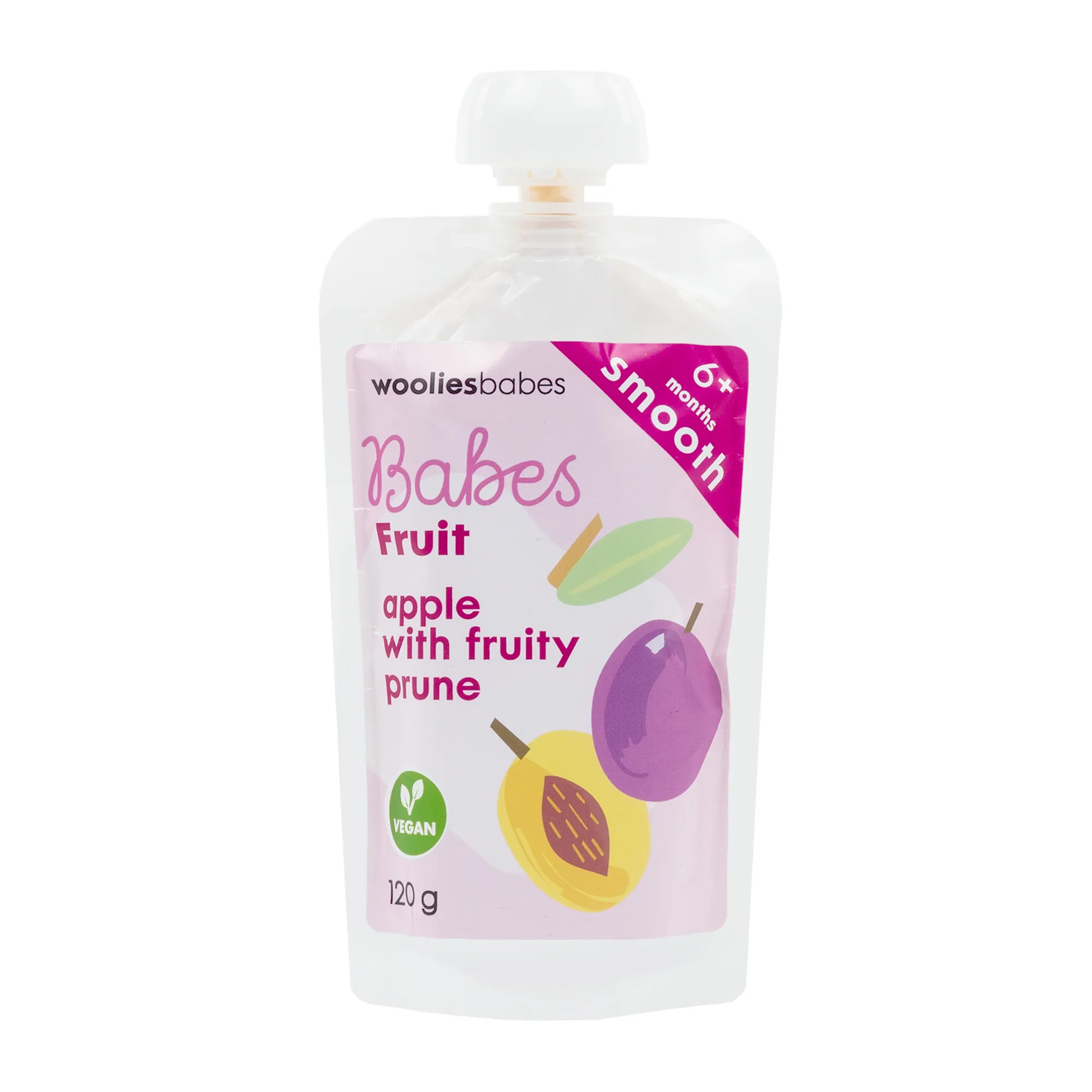 Babes Apple with Fruity Prune Fruit 120 g - Wooliesbabes