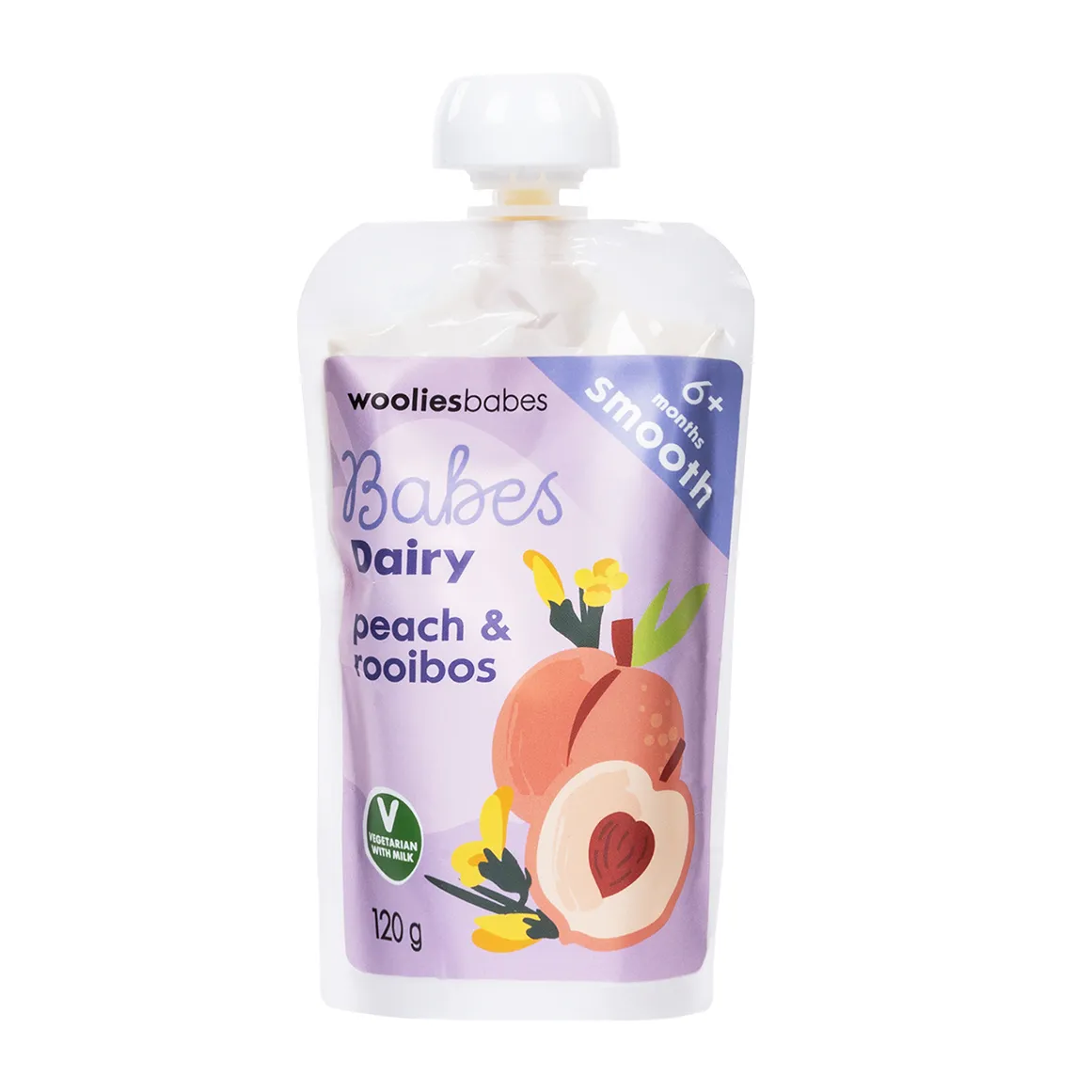 Babes Dairy with Peach and Rooibos 120 g - Wooliesbabes