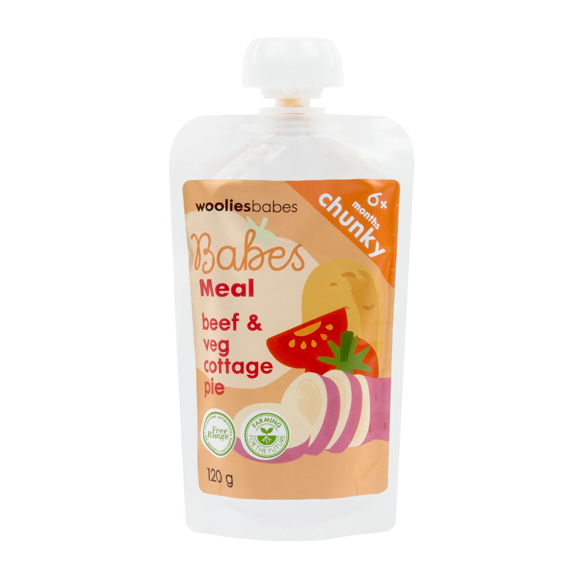 Babes Free Range Beef and Veg Cottage Pie Meal 120 g - Wooliesbabes