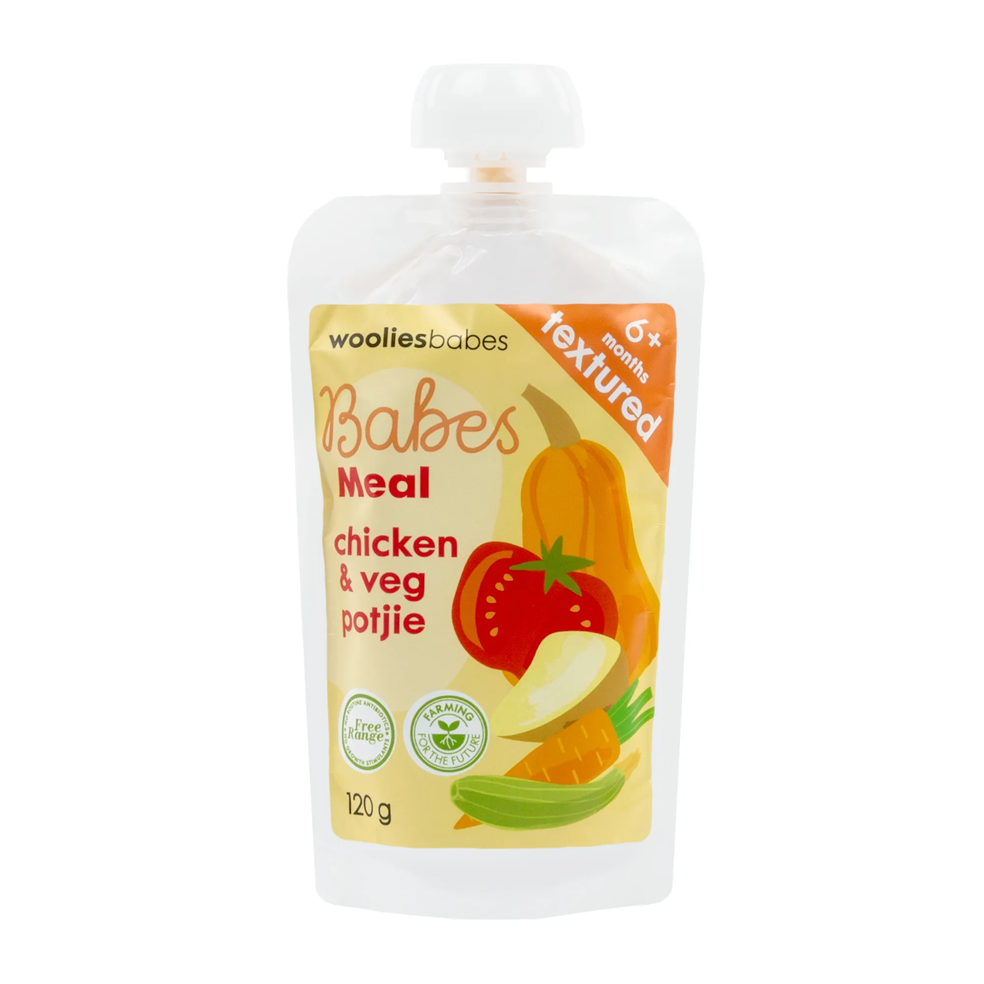 Babes Free Range Chicken and Veg Potjie Meal 120 g - Wooliesbabes