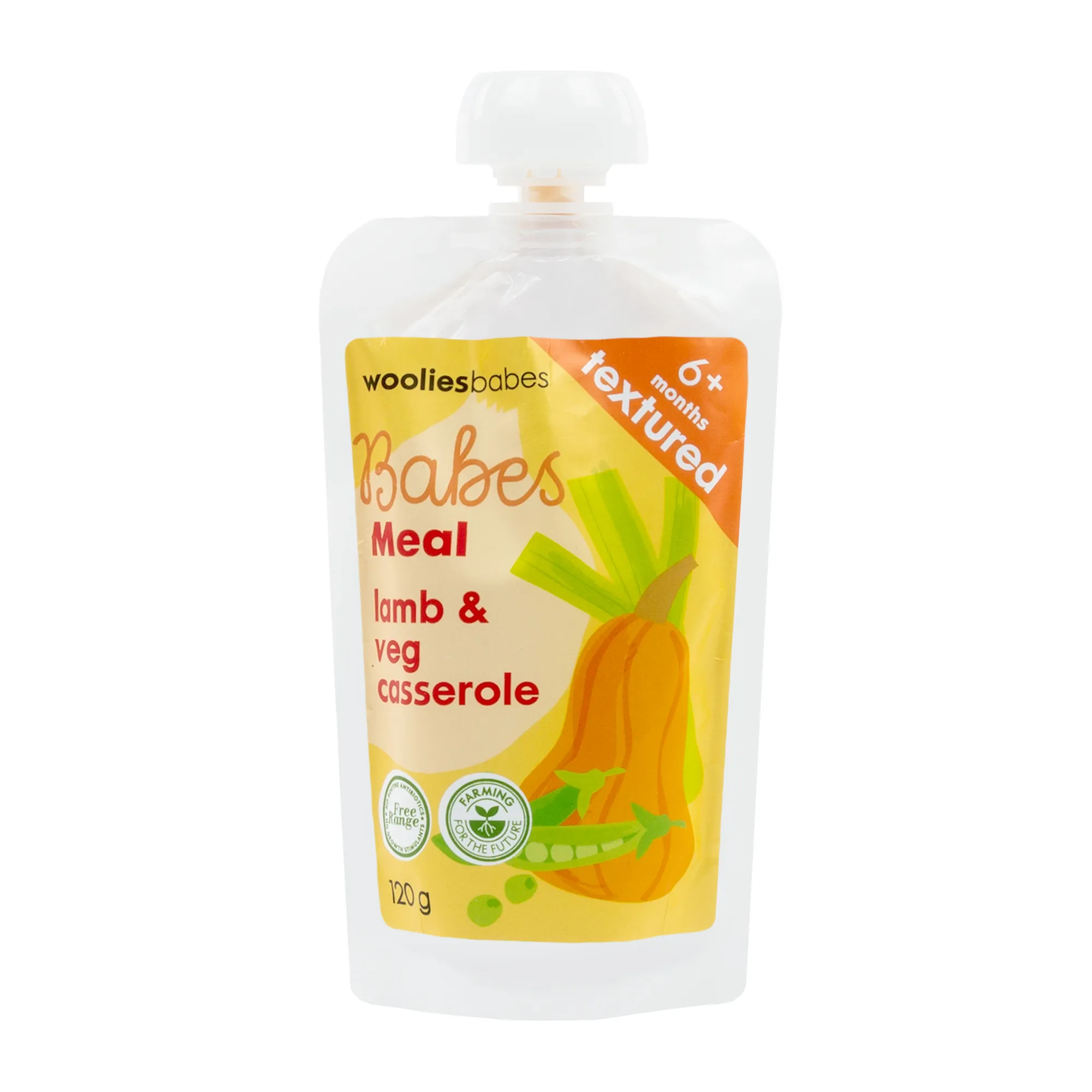 Babes Free Range Lamb and Veg Casserole Meal 120 g - Wooliesbabes