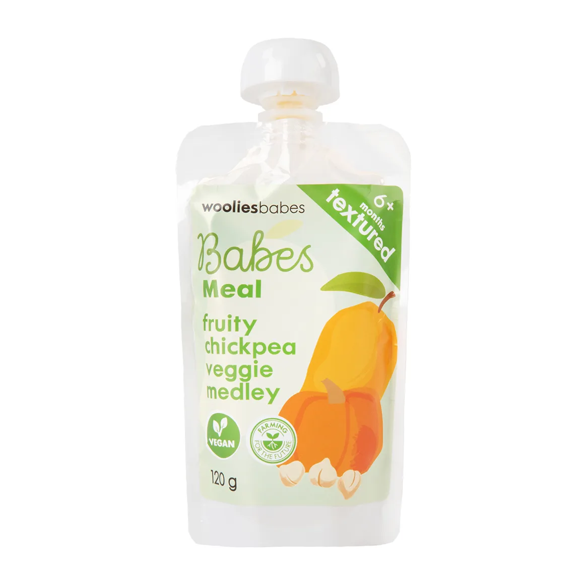 Babes Fruity Chickpea Veggie Medley Meal 120 g - Wooliesbabes